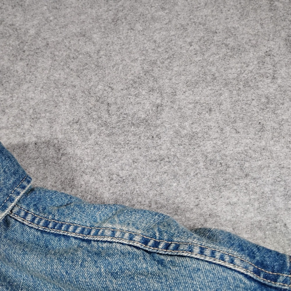 GAP Denim Diet Coke Sherpa Lined Jacket Mens Medium Blue Wash 513799-00 FAL24 - Picture 11 of 14